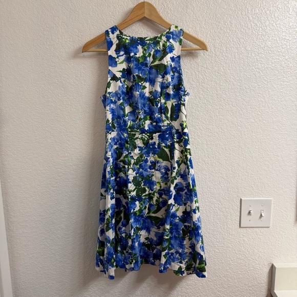 Milly Fit & Flare Floral Dress Size 2 - Picture 2 of 4